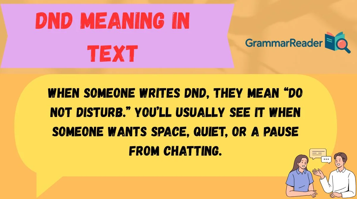 DND Meaning in Text