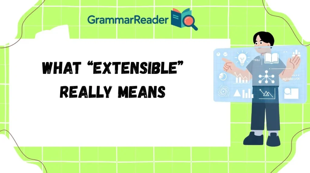 What “Extensible” Really Means