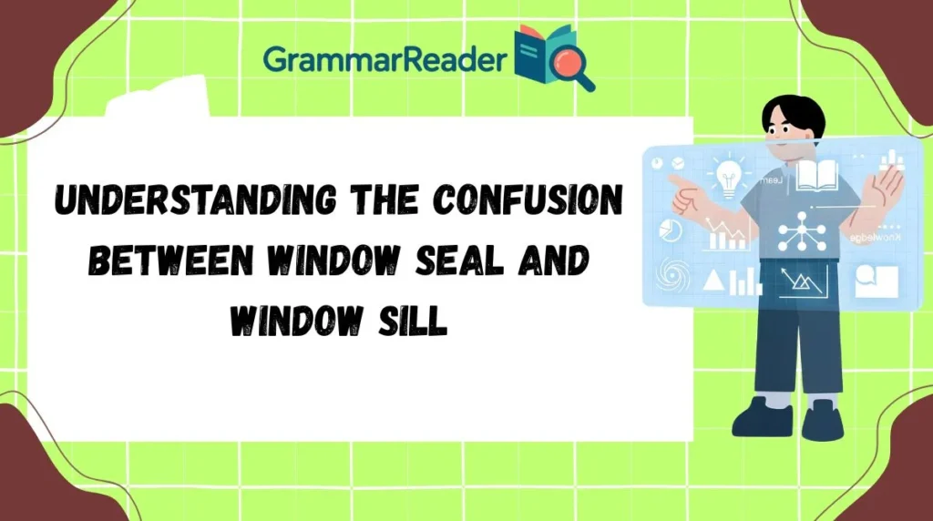 Understanding the Confusion Between Window Seal and Window Sill