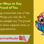Other Ways to Say “Proud of You