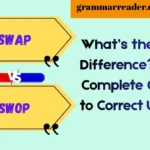 Swap vs Swop