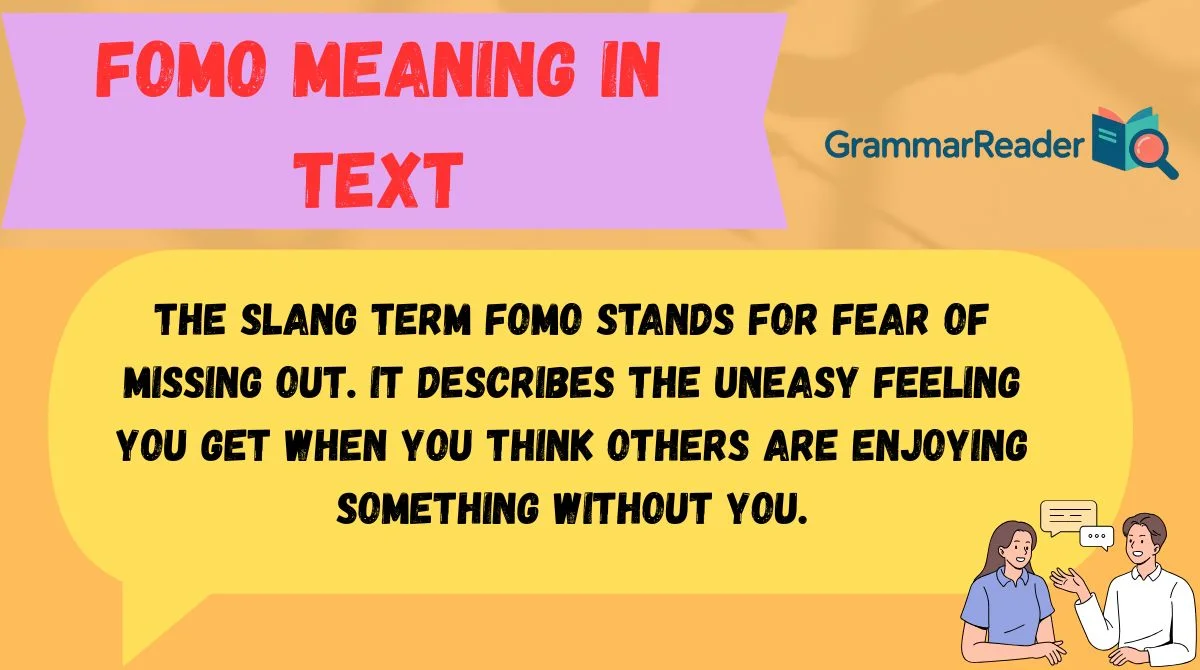 FOMO Meaning in Text