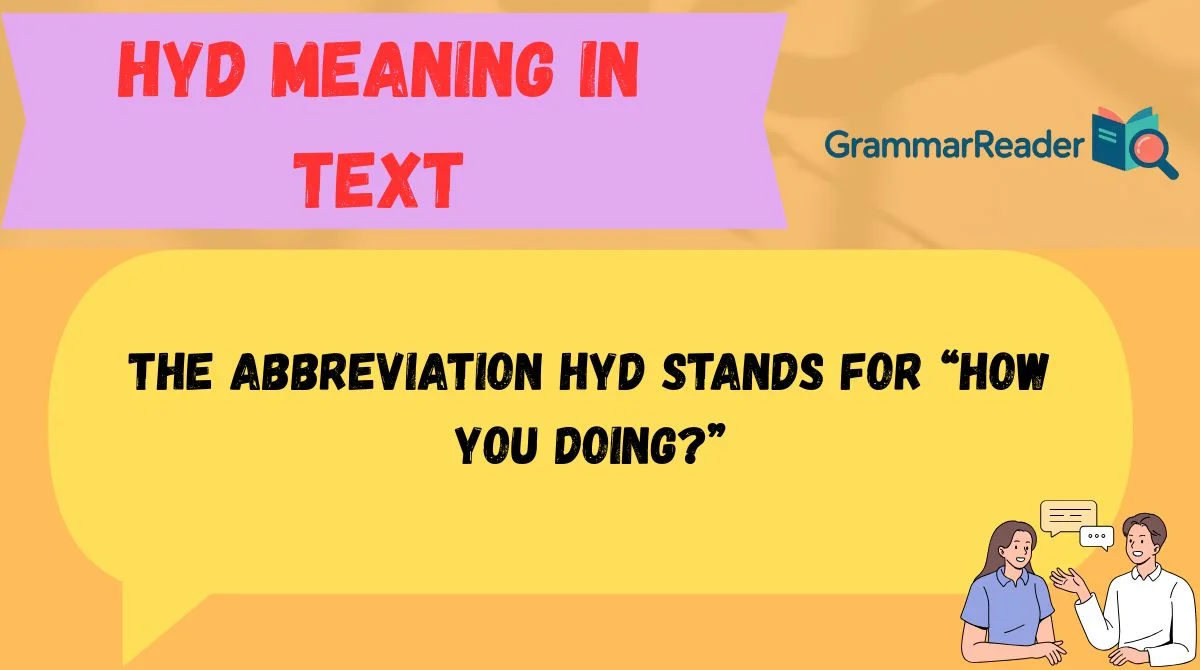 HYD Meaning in Text
