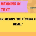 BFFR Meaning in Text