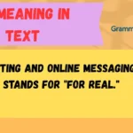 FR Meaning in Text