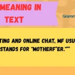 MF Meaning in Text