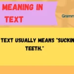 SMT Meaning in Text