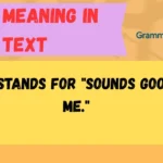 STTM Meaning in Text
